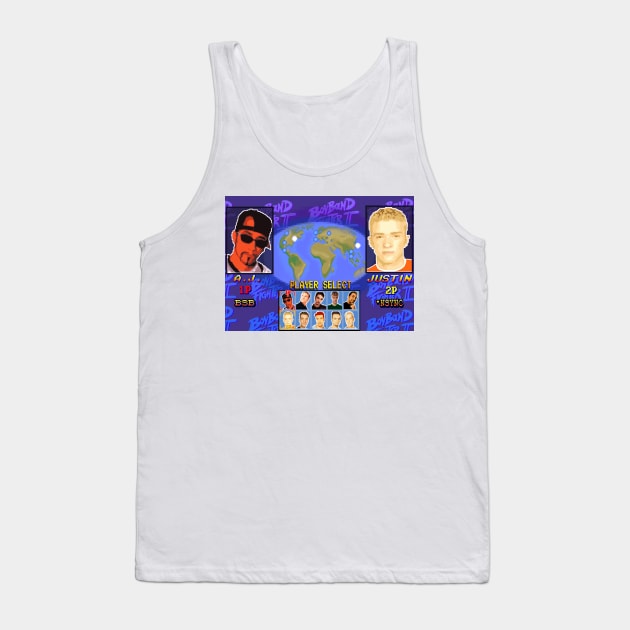 BoyBand Fighter Tank Top by jemarone